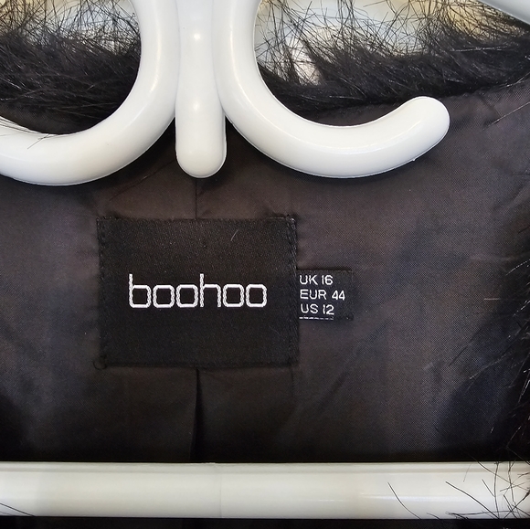 Chicken Black Faux Fur Vest - Picture 2 of 6